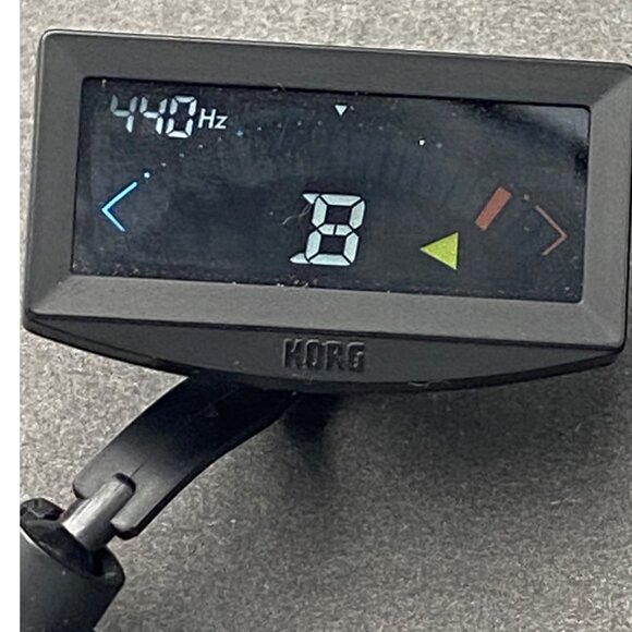 Korg PitchCrow Clip-On Guitar & Bass Tuner Accurate & Easy-To-Read Display Black - Picture 9 of 11